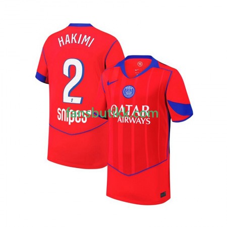 Fotballdrakt Paris Saint-Germain Achraf Hakimi 2 Barn Tredjetrøye 2025-2026 Kortermet